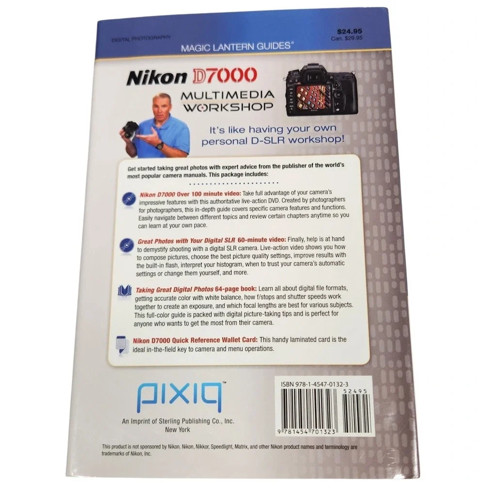 Nikon D7000 Multimedia Workshop Book 2 DVDs Magic Lantern Guides 2011